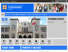 Tablet Screenshot of cherokee.ocps.net